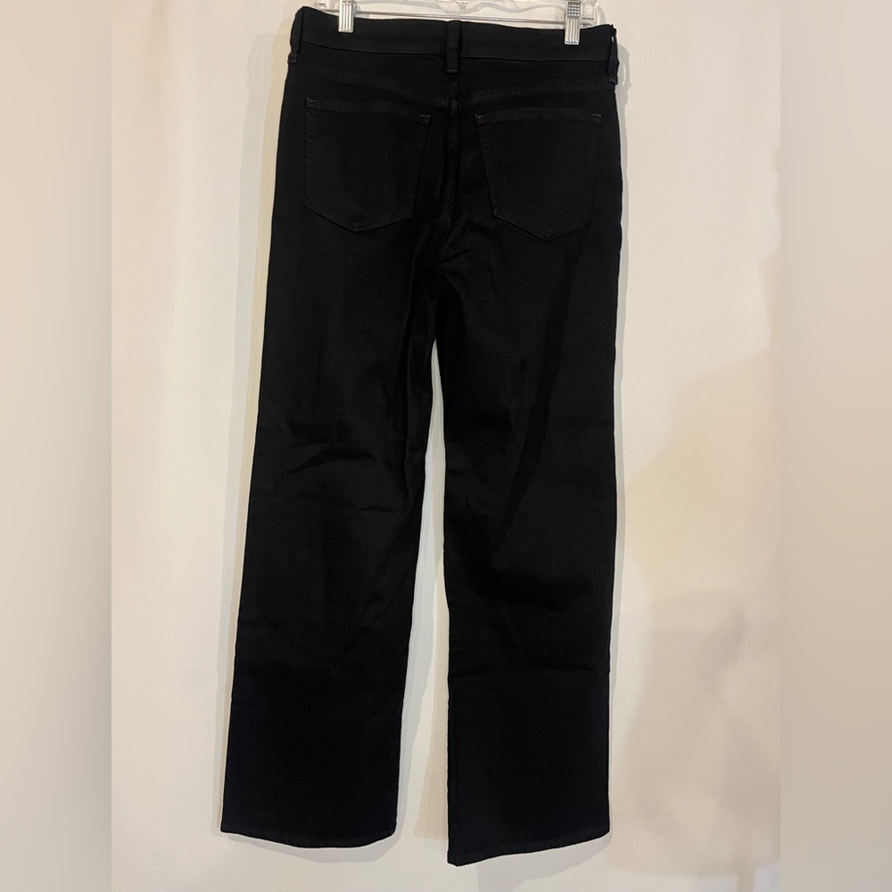 J.Crew Tall slim-wide jean in black rinse - Picture 8 of 11